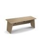 Anson executive desk with panel end legs 2000mm x 1000mm with modesty panel barcelona walnut - ANS-ED-BW