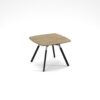 Anson executive square meeting table with A-frame legs barcelona walnut - ANS-TBS12-BW