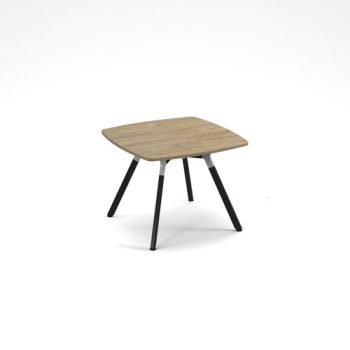 Anson executive square meeting table with A-frame legs barcelona walnut - ANS-TBS12-BW