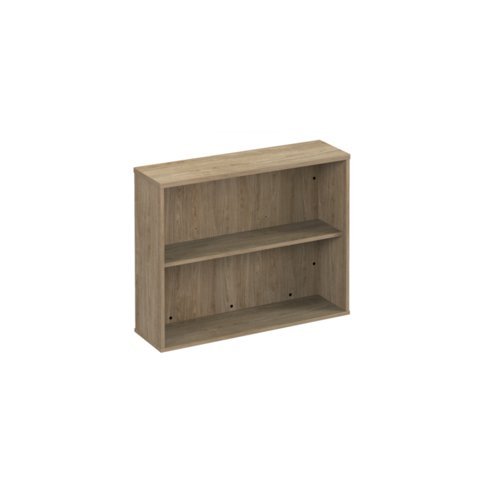 Anson executive surface mounted bookcase barcelona walnut - ANS-MBK-BW