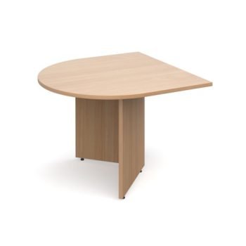 Arrow head leg radial extension table 1000mm x 1000mm beech - EB10DB
