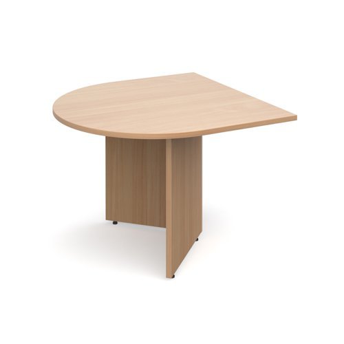 Arrow head leg radial extension table 1000mm x 1000mm beech - EB10DB