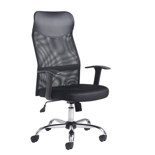 Aurora high back mesh operators chair black - AUR300T1-K