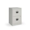 Bisley A4 home filer with 2 drawers grey - BPFA2G
