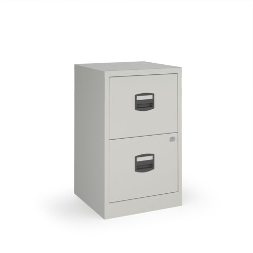 Bisley A4 home filer with 2 drawers grey - BPFA2G