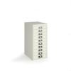 Bisley multi drawers with 10 drawers white - B10MDWH