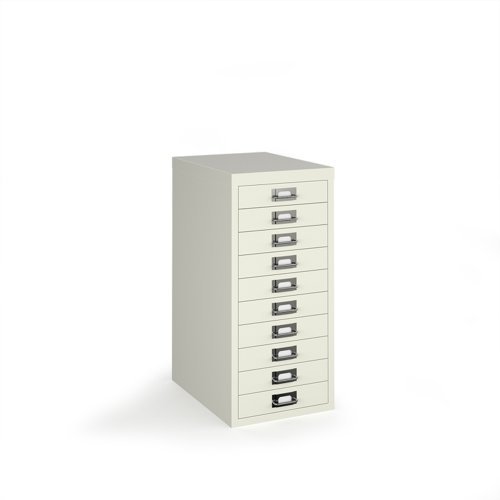 Bisley multi drawers with 10 drawers white - B10MDWH