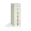 Bisley multi drawers with 15 drawers white - B15MDWH