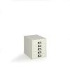Bisley multi drawers with 5 drawers white - B5MDWH