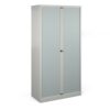 Bisley systems storage high tambour cupboard 1970mm high goose grey - DST78G