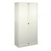 Bisley systems storage high tambour cupboard 1970mm high white  - DST78WH