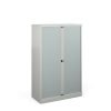 Bisley systems storage medium tambour cupboard 1570mm high goose grey - DST65G