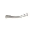Bow handle for deluxe wooden storage with 96mm hole centres white - CH-WH