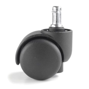 Brake loaded castor (pack of 5) 50mm black - CAS02