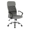 Chord high back operators chair with mesh back and headrest grey - CHO300T1-G