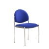Coda multi purpose chair no arms blue fabric - COD100H-BLU