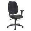Cornwall multi functional operator chair black - CWL300K2-K