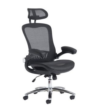 Curva high back mesh chair black - CUR300T1