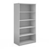 Deluxe bookcase 2000mm high with 4 shelves white - BC20WH