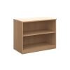 Deluxe bookcase 800mm high with 1 shelf beech - BC8B