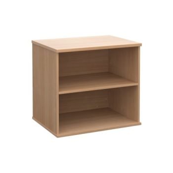 Deluxe desk high bookcase 600mm deep beech - DHBCB