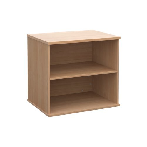 Deluxe desk high bookcase 600mm deep beech - DHBCB