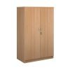 Deluxe double door cupboard 1600mm high with 3 shelves beech - BD16B