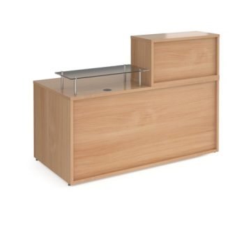 Denver medium straight complete reception unit beech - DVB01-B