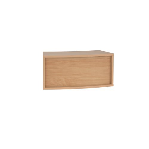 Denver reception 45? curved top unit 800mm beech - RUHC8H-B
