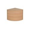 Denver reception corner base unit 800mm x 800mm beech - RUC8D-B