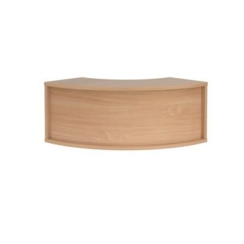 Denver reception corner top unit 800mm x 350mm beech - RUC8H-B