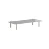Denver reception glass shelf 800mm straight - RU8GS-S