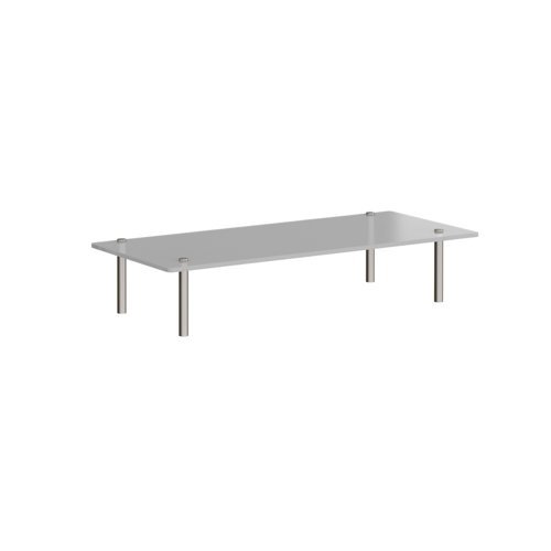 Denver reception glass shelf 800mm straight - RU8GS-S