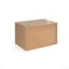 Denver reception straight base unit 1200mm x 800mm beech - RU12D-B