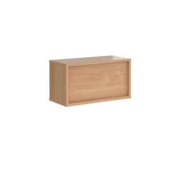 Denver reception straight top unit 800mm x 350mm beech - RU8H-B