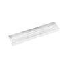 Elev8 lower cable channel with cover for back-to-back 1200mm desks white - EV-LCC-854-WH