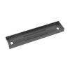 Elev8 lower cable channel with cover for back-to-back 1400mm desks black - EV-LCC-1054-K