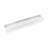 Elev8 lower cable channel with cover for back-to-back 1400mm desks white - EV-LCC-1054-WH