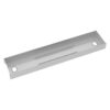 Elev8 lower cable channel with cover for back-to-back 1600mm desks silver - EV-LCC-1254-S