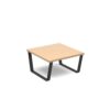 Encore modular coffee table with black sled frame kendal oak - ENC-TAB01-MF-KO