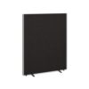 Floor standing fabric screen 1500mm high x 1200mm wide charcoal - 512-C