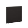 Floor standing fabric screen 1500mm high x 1600mm wide charcoal - 516-C