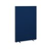 Floor standing fabric screen 1800mm high x 1200mm wide blue - 812-B