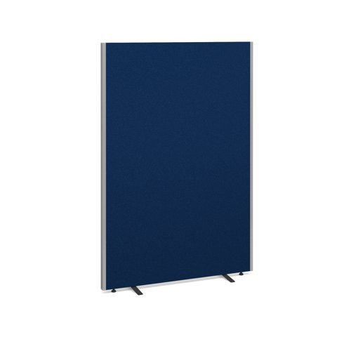 Floor standing fabric screen 1800mm high x 1200mm wide blue - 812-B
