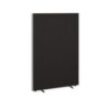 Floor standing fabric screen 1800mm high x 1200mm wide charcoal - 812-C