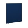 Floor standing fabric screen 1800mm high x 1600mm wide blue - 816-B