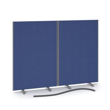 Floor standing fabric screen 2 way panel linking strip 1800mm - LK28