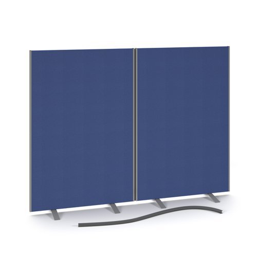 Floor standing fabric screen 2 way panel linking strip 1800mm - LK28