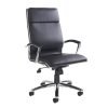 Florence high back executive chair black leather faced - FLO300T1