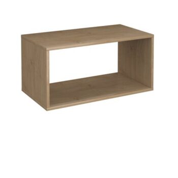 Flux modular storage double wooden cubby unit kendal oak - FL-CB2-KO